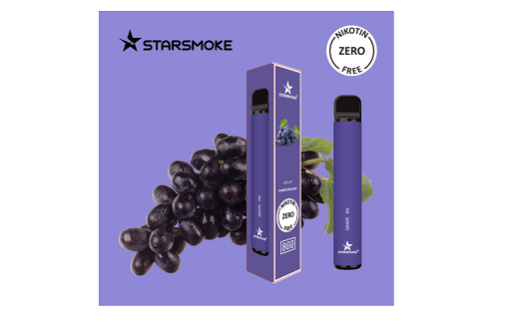 STARSMOKE Grape 800 Puffs ( Ohne Nikotin)