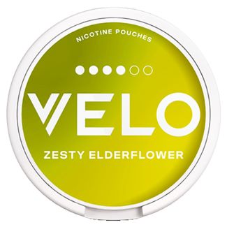 velo x strong zesty elderflower 10.9g